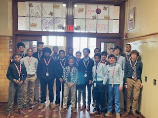 Yesterday we took time out to give praise to our Academy A and C Basketball teams for winning the CYO Championship! Congrats again fellas!!