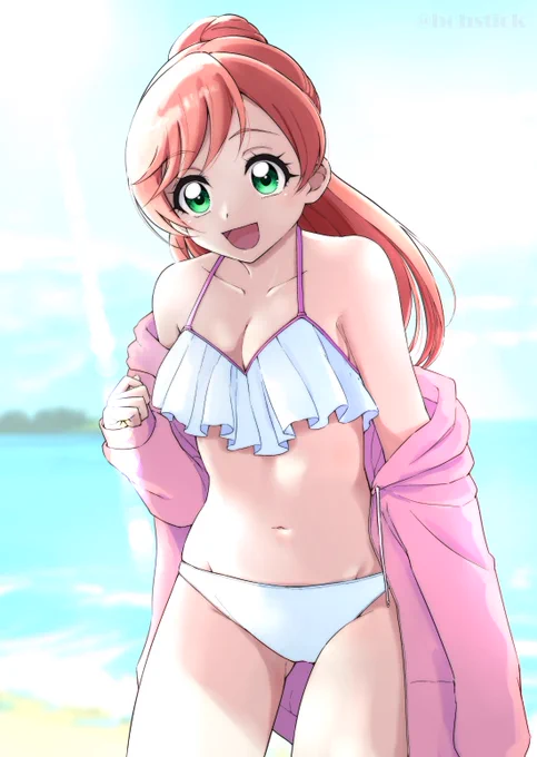 もうすぐ4月なのでnjgok-msrさんの水着を描きました 