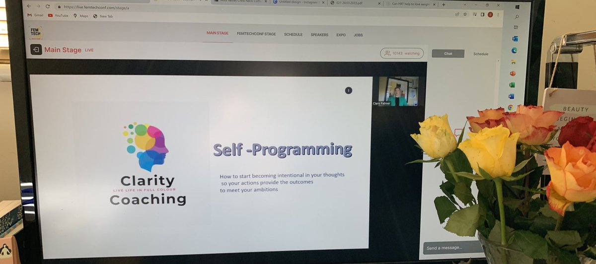 1OFFGINGER's tweet image. Love that Clare Palmer @Claresclarity is presenting again this year 🤩@femtechconf 

#FemTechConf #SaturdayVibes #Selfdevelopment #womeninSTEAM