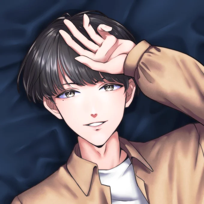 涙ぼくろくん#オリジナル #一次創作 #創作男子 