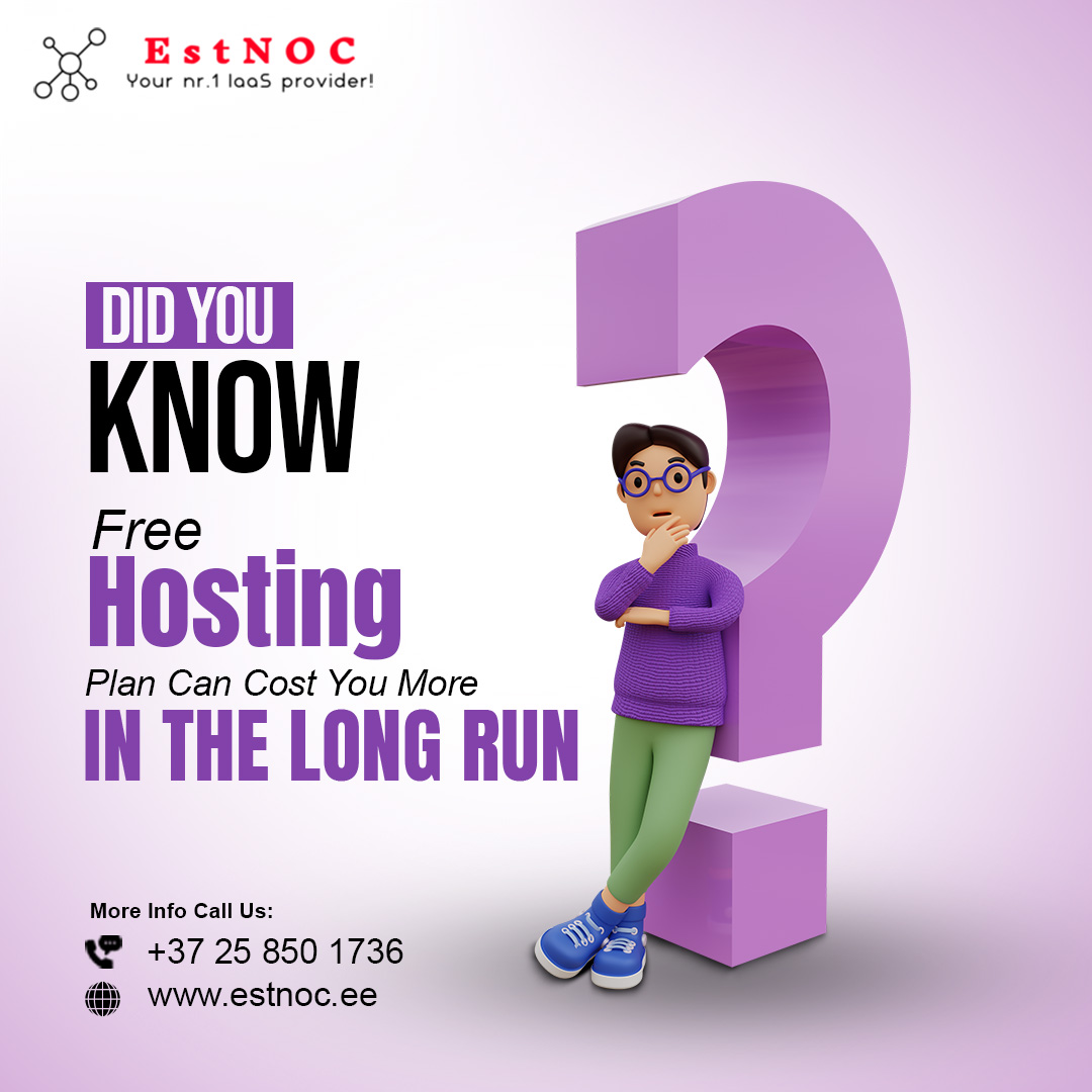 estnoc1's tweet image. Free hosting services can help you in your business transformation but can turn out costly in the long run as it comes with n number of limitations and drawbacks...!!
--
Visit now:- estnoc.ee
.
.
#estnoc #webhostings #increasebusiness #growth