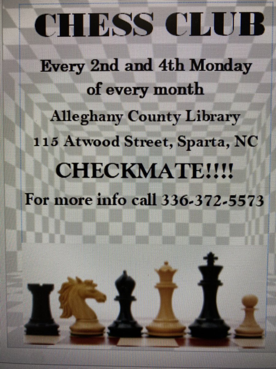 Library_Sparta's tweet image. Chess Club Monday at 4