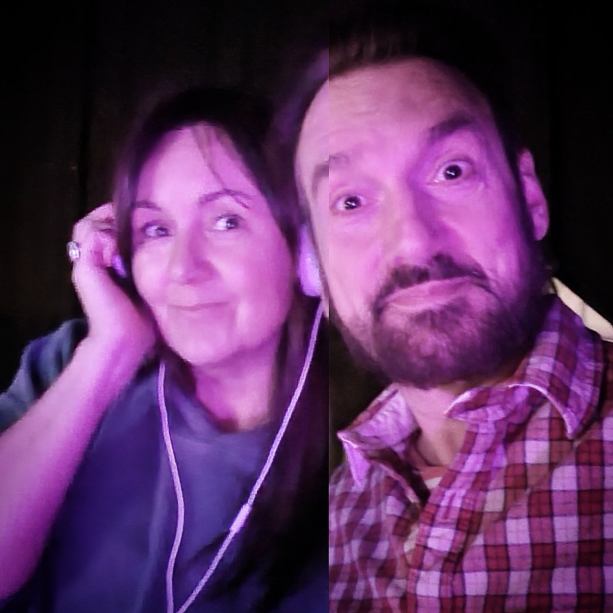 Timsley's tweet photo. With the Boss doing her Saturday Filming Job for @productionscurtaincall  #WHOISNT 🤪 #MELANIEGRIFFTH #WORKINGGIRL #SATURDAYJOB #TIMMYALEXISCARRINGTONWARD #DEAFSTEPH #NOFILTERJUSTPLASTICSURGERY https://t.co/bFnU2zamYE