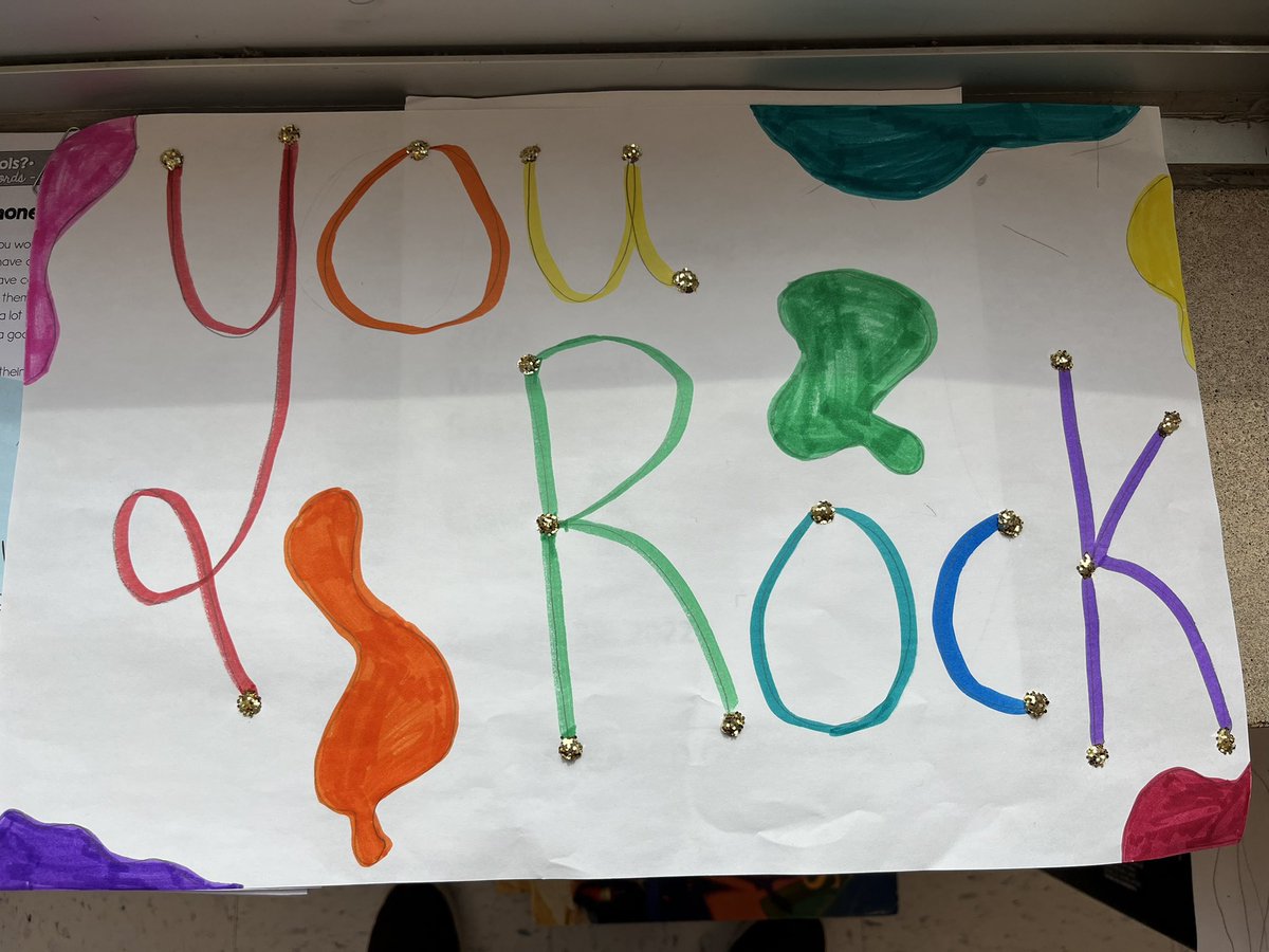 McNeffK4's tweet image. Thanks to our reading specialists for the motivational poster idea! Sprinkled in some glitter, play dough and magnet building for Cabin Fever Day. #TestMotivation #WithImagination