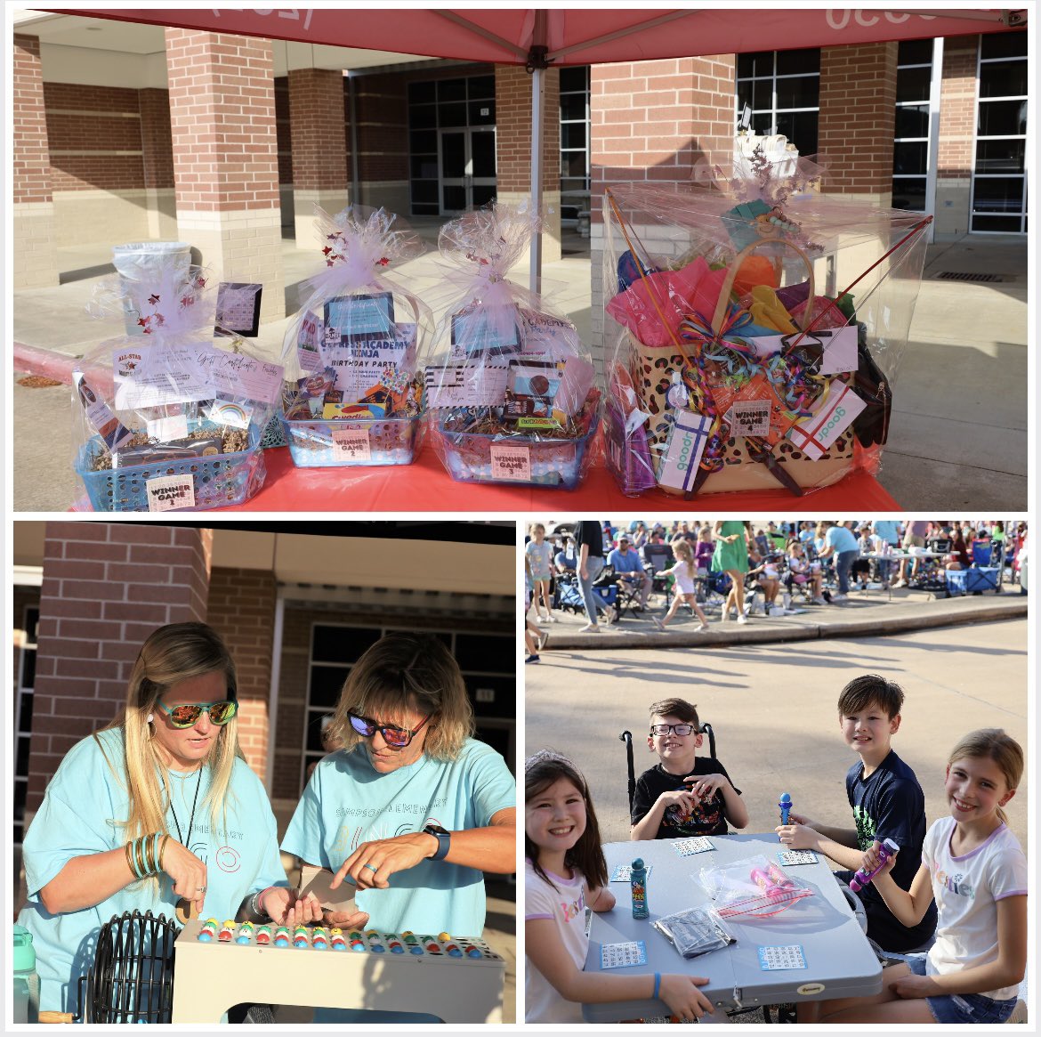 SampsonPTO's tweet photo. BINGO was so much FUN last night!!! Thank you to everyone that came out. Thank you to all the teachers, the PTO, and the parents that volunteered. And huge shout out to everyone that sponsored and donated. #bingo #Volunteersrock #supportSampson https://t.co/H1LWJEhcN5