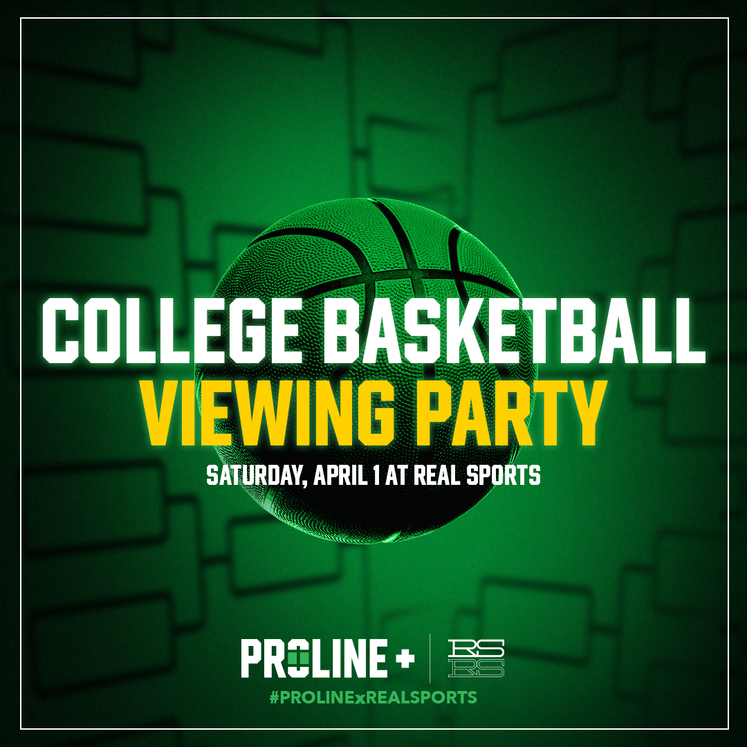 OLGproline's tweet photo. Mark your calendars! Join us for both #FinalFour games on Saturday, April 1 at Real Sports. 📺 🏀
Don't miss your chance to win prizes, and more! 🎁
Book your reservation today, and bet on all the action with the PROLINE App.
#PROLINExRealSports | #MarchMadness https://t.co/35jVFNglxi