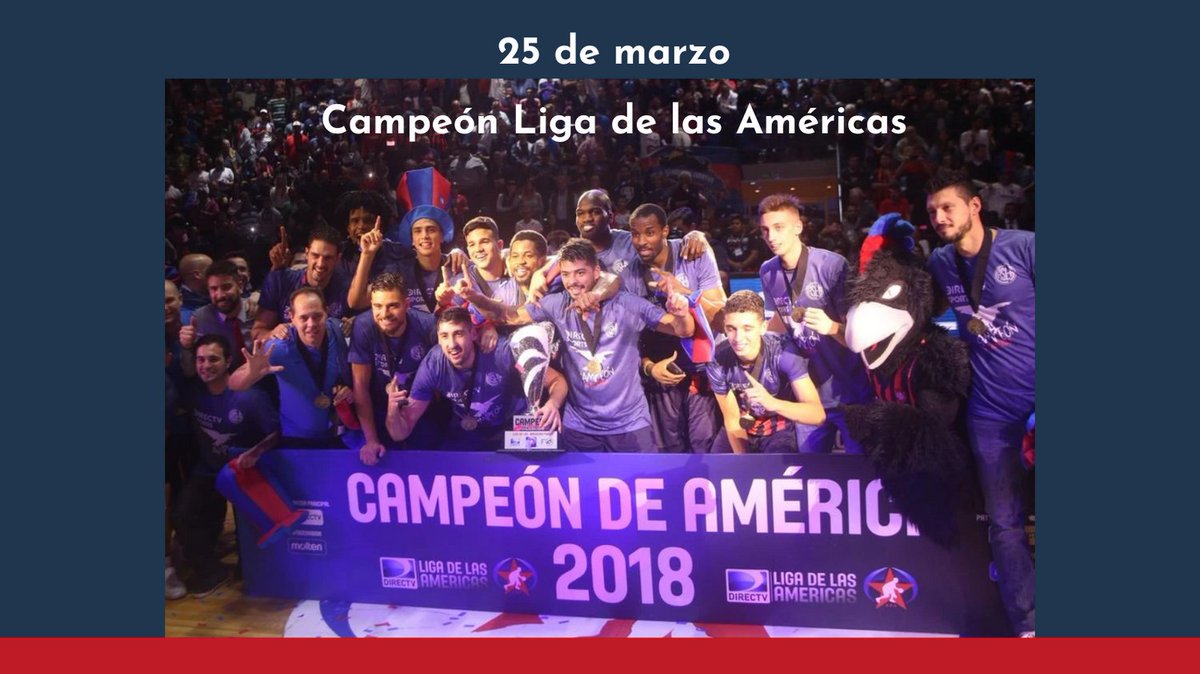 A cinco años de la primer Liga de las Américas
.
Se jugó en el Pando y SL ganó 79 a 71 a Mogi Das Cruzes de Brasil, con un Gabriel Deck enchufadisimo.
.
¿Estuvieron en esa final? ¿Cómo lo recuerdan?