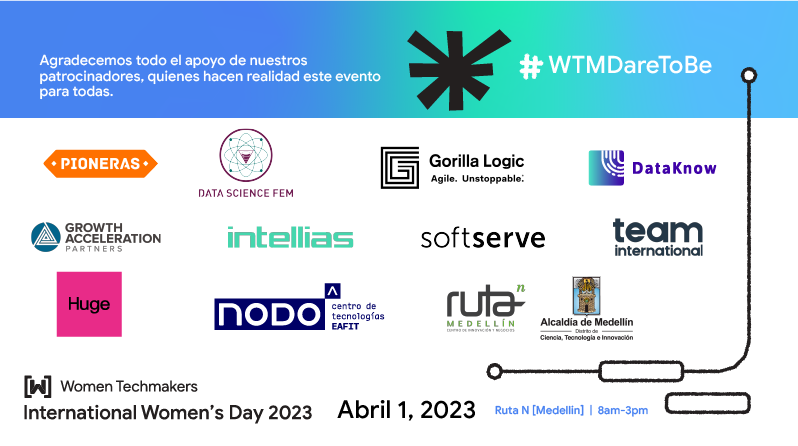 WTMmed's tweet image. ¡Un gran agradecimiento a nuestros patrocinadores en el #IWD2023! 🫶🏻

¡Regístrate ahora! Asistencia Virtual: wtmmedellin.com
#WTMDareToBe

@pionerasdev @intellias @DataScienceFEM @TEAM_IntlLATAM @hugeinc @GAPapps @gorillalogic @SoftServeInc @dataknowsas @ruta_n @EAFIT ✨