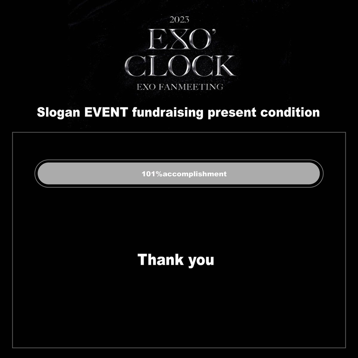 엑소 11주년 팬미팅 슬로건 이벤트 tweet media