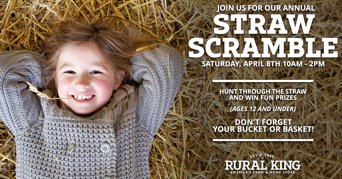 Rural King on Twitter "Join your local Rural King on April 8th, from