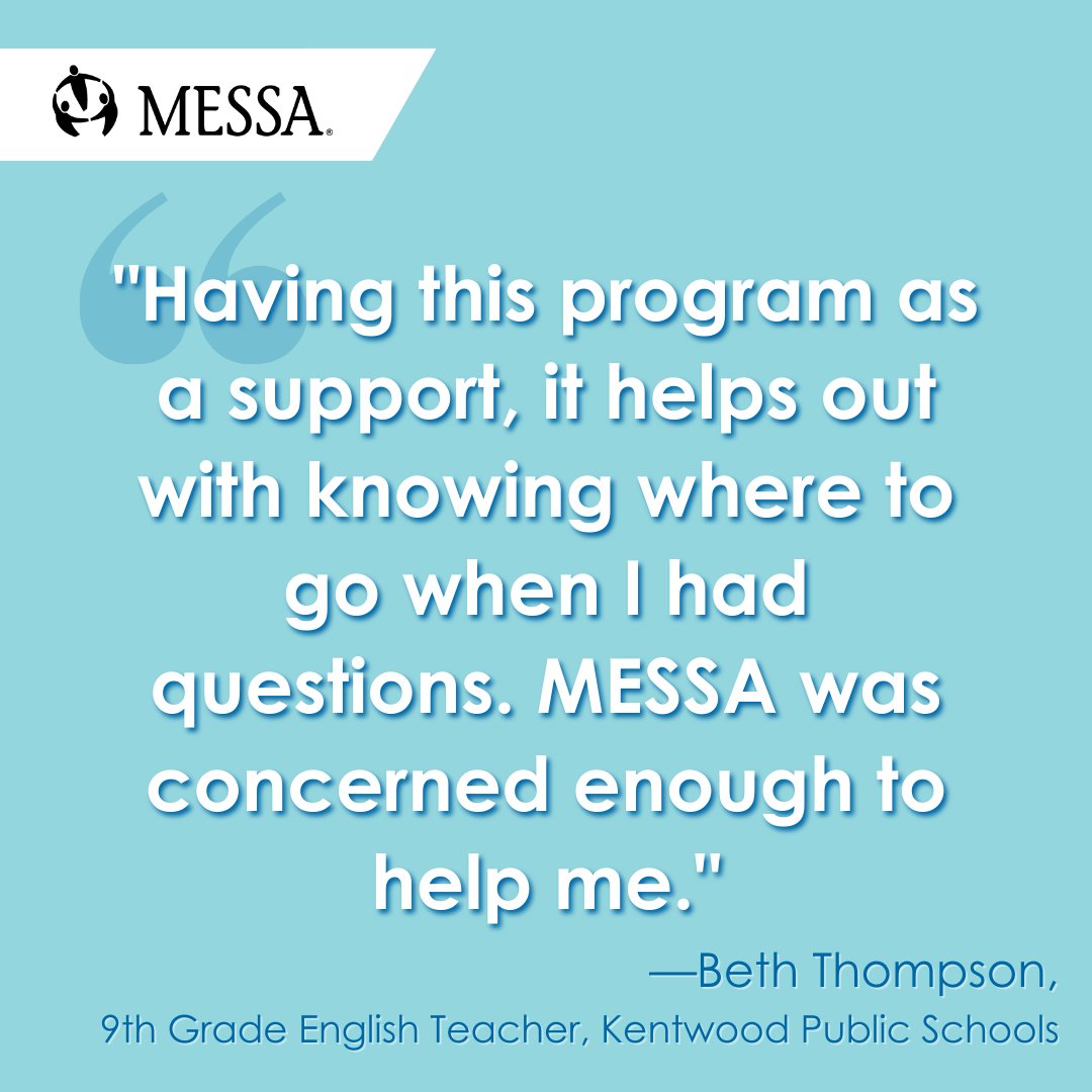 Beth Thompson, a 9th grade English teacher for Kentwood Public Schools, experienced cardiac arrest in September, and leaned on MESSA's cardiovascular care management program for support. messa.org/messas-cardiov…