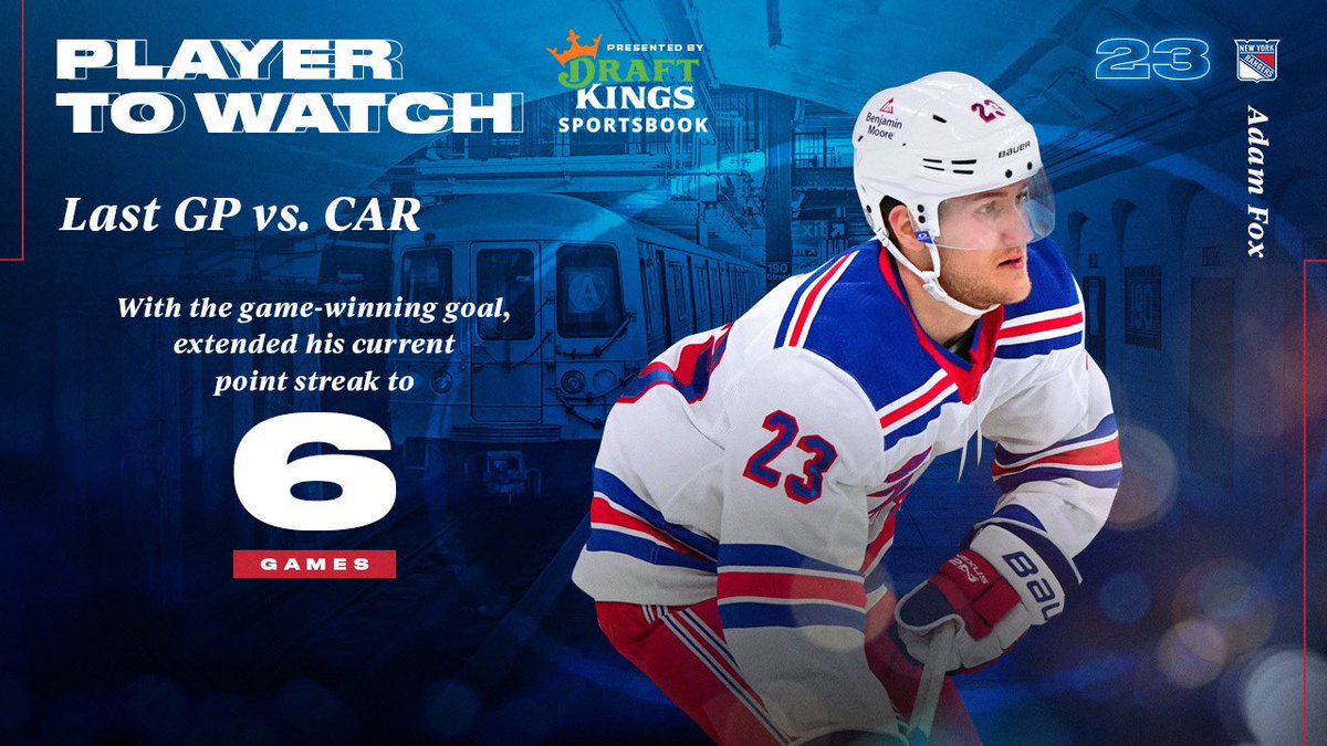 mooood_bones's tweet photo. RT @NYRangers: 6️⃣ for 🦊. https://t.co/fZihw6ETWn