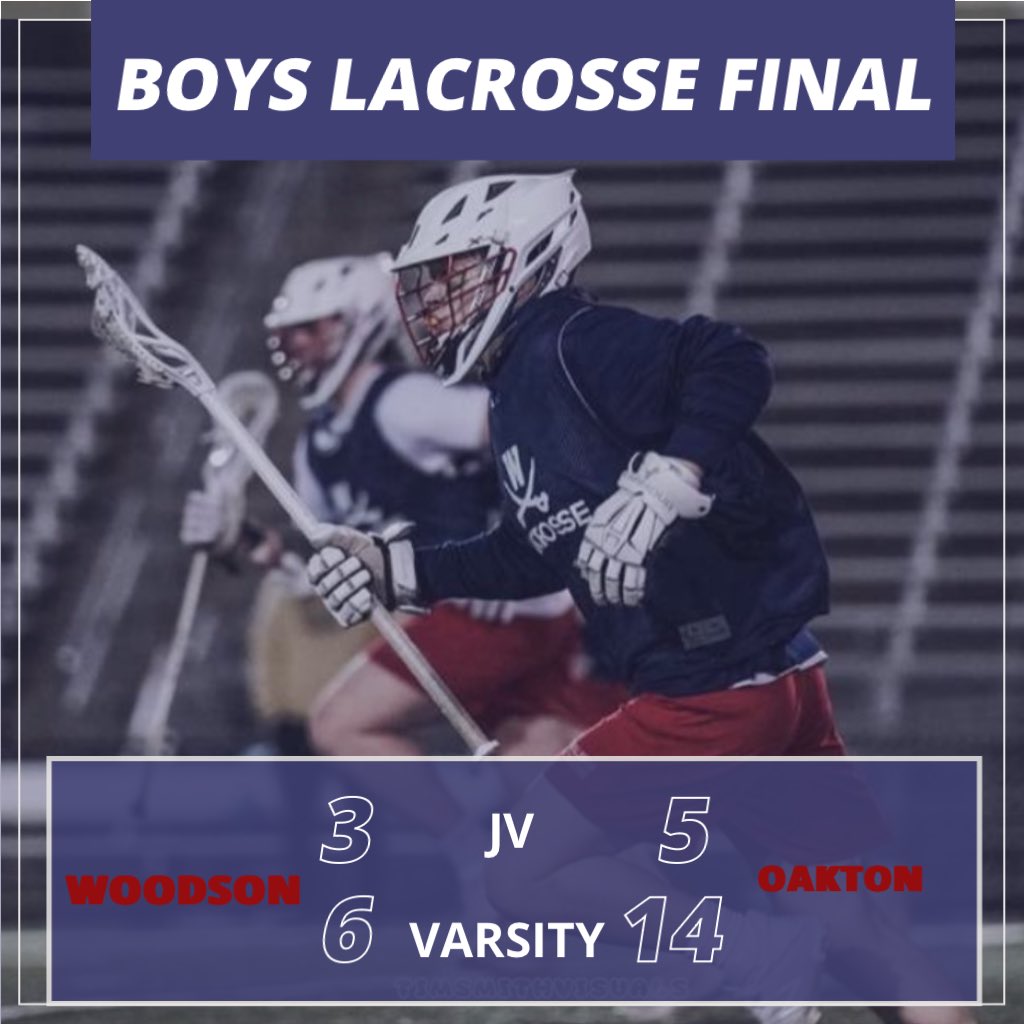 <a href="/WoodsonBoysLax/">Woodson Boys Lacrosse</a> scores from last nights game vs Oakton