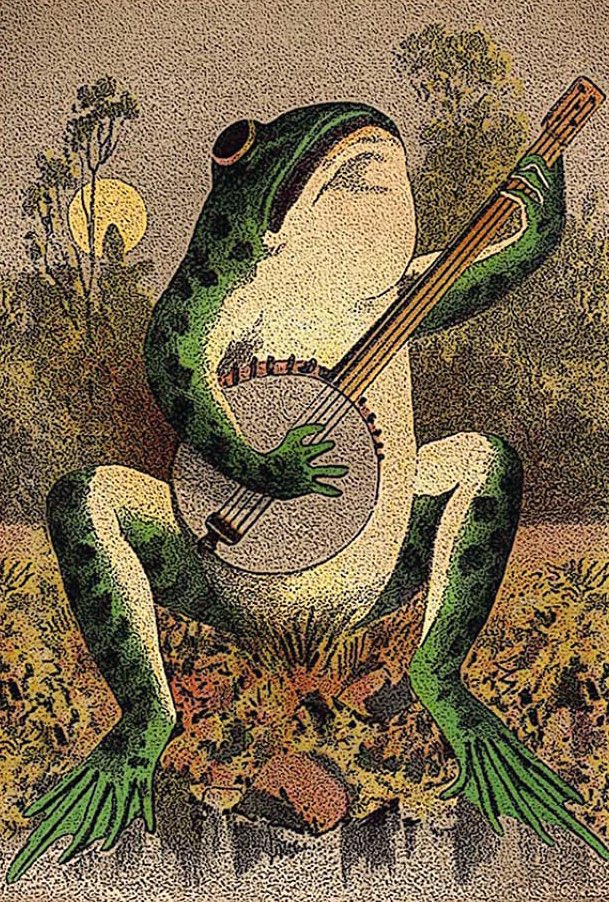 The louder the frog, the more the rain.

~The Farmers’ Almanac
#superstitiology #gothicspring