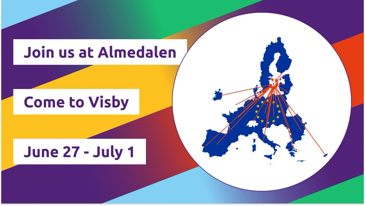 This is your reminder to book tickets to Visby this summer to come aid us Swedes in making a big splash at the premier democracy festival in Sweden (as well as the biggest and longest-running one of its kind)! #voltinvasion #votevolt #almedalen2023 #almedalen #svpol