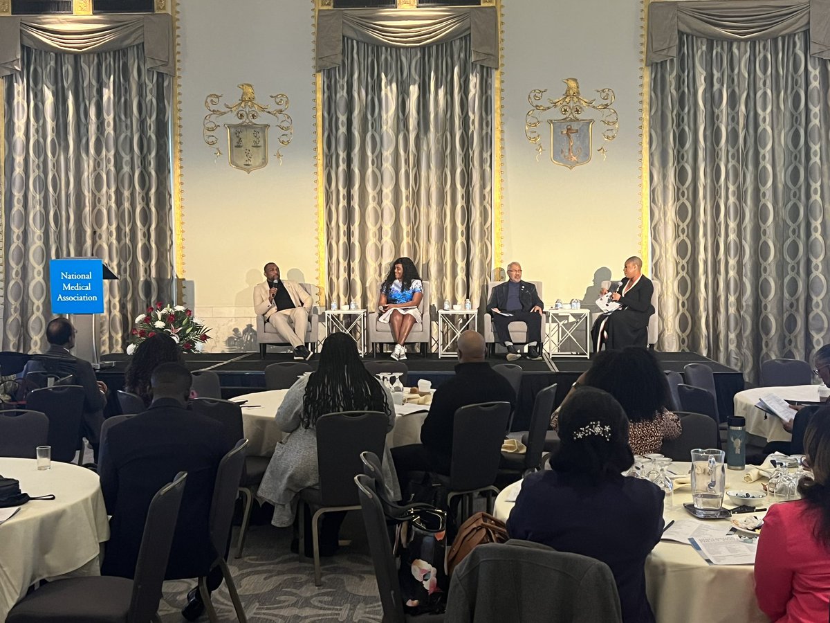 Advocacy as a tool to address Health Equity!  Love to see all this panel talent!  #NMA #Colloquium2023 #HealthPolicy