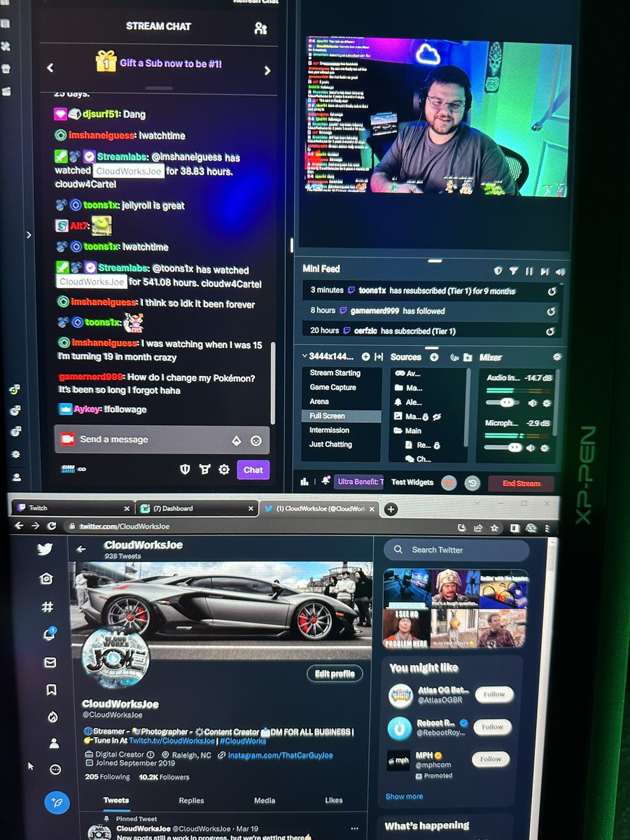 CloudWorksJoe's tweet image. The test streams have been epic all because of you guys and we’re just getting started. Thank You All!❤️

Will be live on Diablo 4 Beta and Fortnite Squads later today with all the broken things fixed🤙🏻