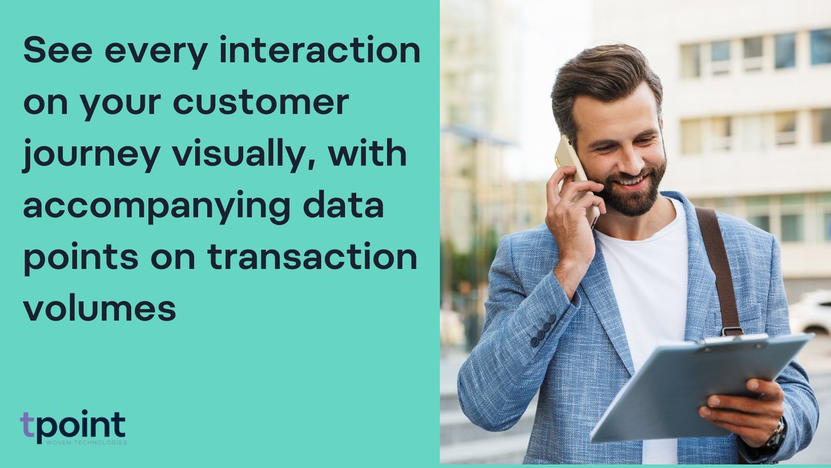 tPointSolutions's tweet image. See every interaction on your customer journey visually, with accompanying data points on transaction volumes so you can easily see what is working well and what is not

Find out more 👉 tpointsolutions.net/.../applicatio…

#customerjourney #customerservice #innovation