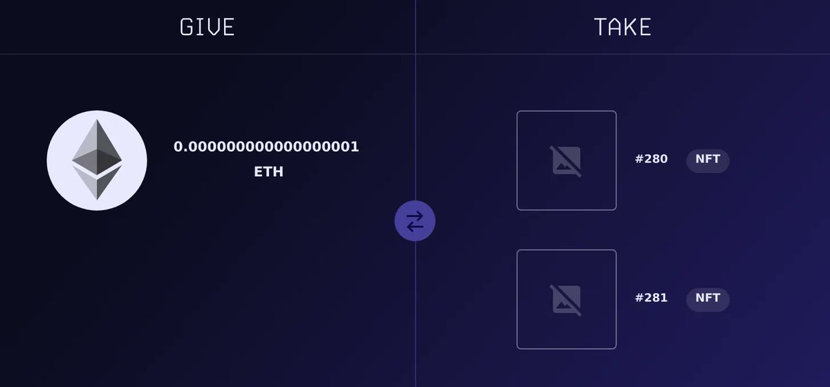 Swap #45 was taken on Ethereum. app.nft.org/ethereum/swap/…