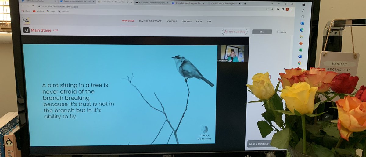 1OFFGINGER's tweet image. Clare @Claresclarity shared one of her fav quotes @femtechconf today, we need to trust more in our own abilities and reach our individual potential 💪💯💃
#FemTechConf #SaturdayMood #growthmindset #believeinyourself