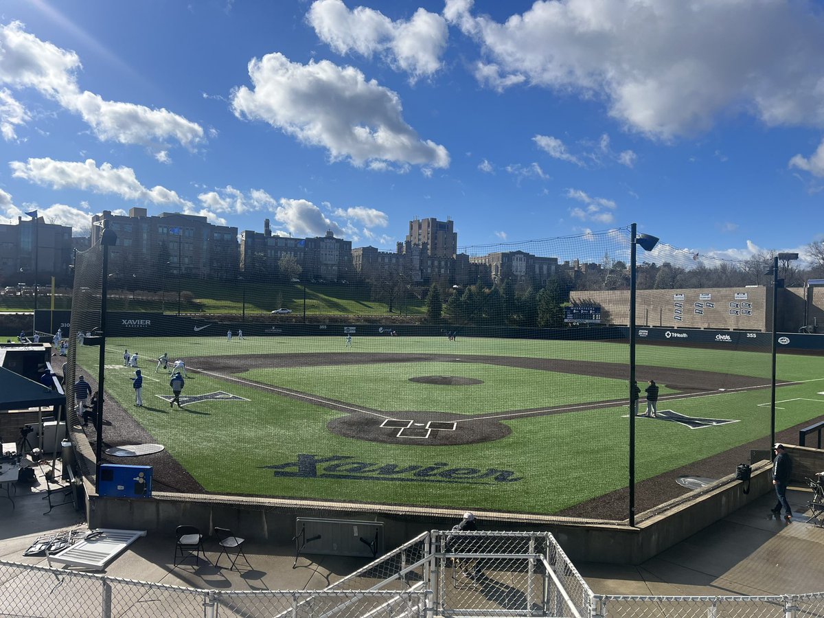 JohnFischesser's tweet photo. Stop #5, Hayden Field, Xavier University, Cincinnati, OH #Bombers #AMDG #StXBaseball https://t.co/nSBI8Pj0C6