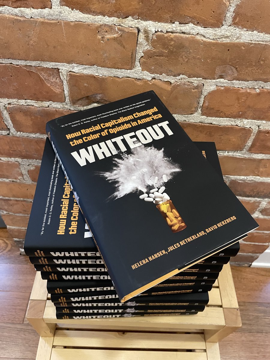 Mail came, woo hoo! Lucky me to get to work with the inspiring &amp; brilliant Helena Hansen and Jules Netherland.

More info at The Dig thedigradio.com/podcast/racism… and NBN newbooksnetwork.com/whiteout

Also see authors talk with Robin D.G. Kelley on April 12: eventbrite.com/e/whiteout-how…