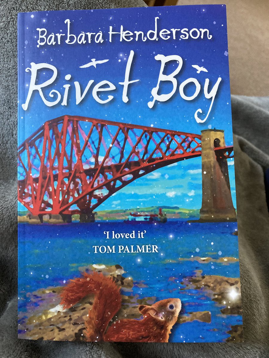 My first book by @scattyscribbler but definitely not my last, Rivet Boy is a real page-turner. Packed with historical detail and heart-stopping action, it is a brilliant combination of fact and fiction with courage, friendship and a beautiful red squirrel to boot! @cranachanbooks