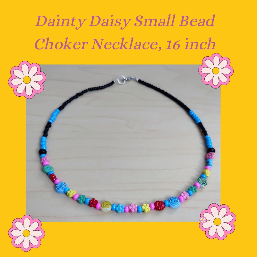 etsy.com/listing/137697…
Dainty Daisy Small Bead Choker 16 inch

#necklace #choker #daisyjewellery #daisyjewelry #cutenecklace #girlythings #etsyseller #EtsyShopping #onlineshopping #rarefinds #boutiqueshopping #adorablejewelry #springjewelry #giftideasformom #handmadejewelry