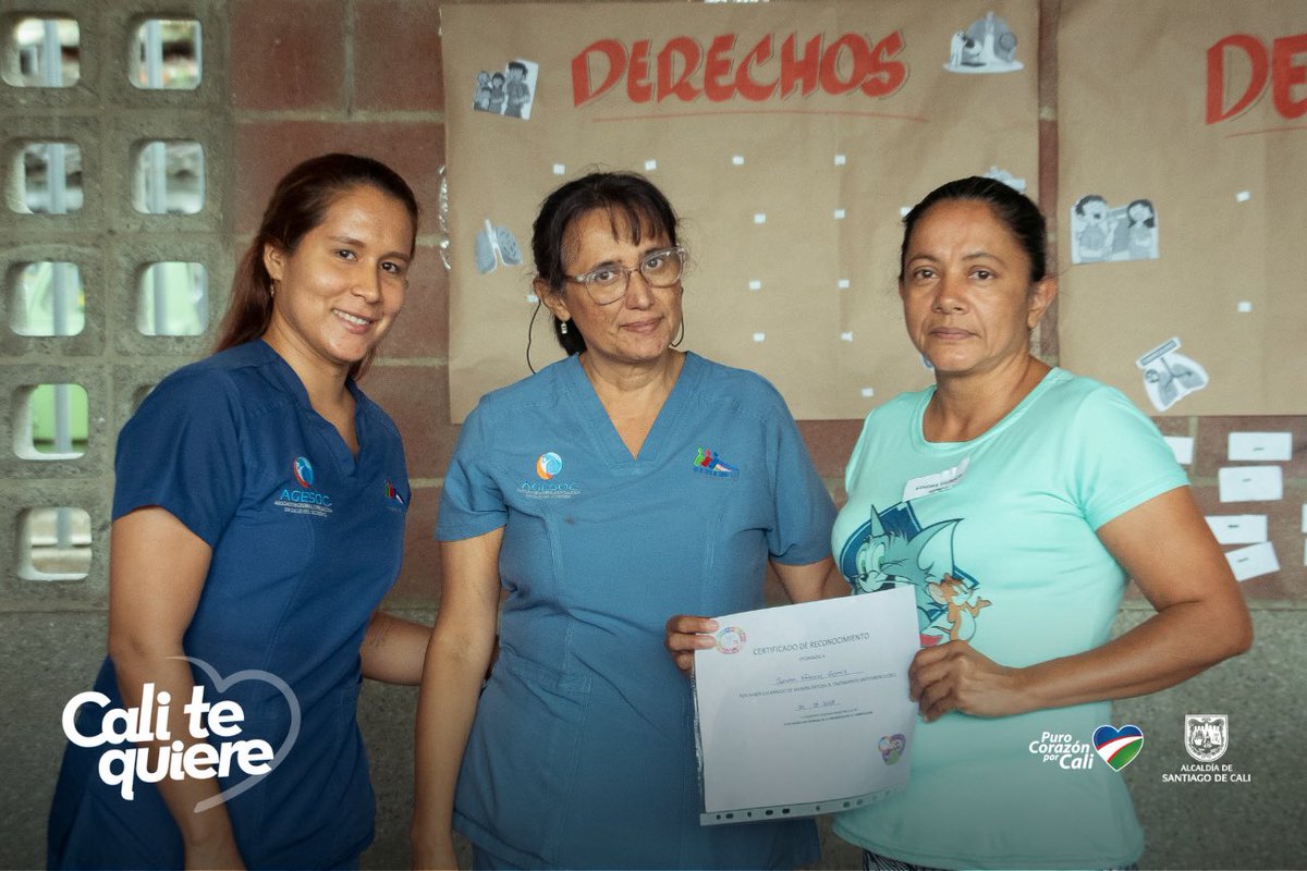 SaludCali's tweet photo. En conmemoración al Día Mundial de la #Tuberculosis, nos unimos a la @RedSaludLadera para reconocer a los pacientes del programa de TB, por su compromiso al culminar de manera exitosa el tratamiento antituberculoso. https://t.co/PxZyfjdpvJ
