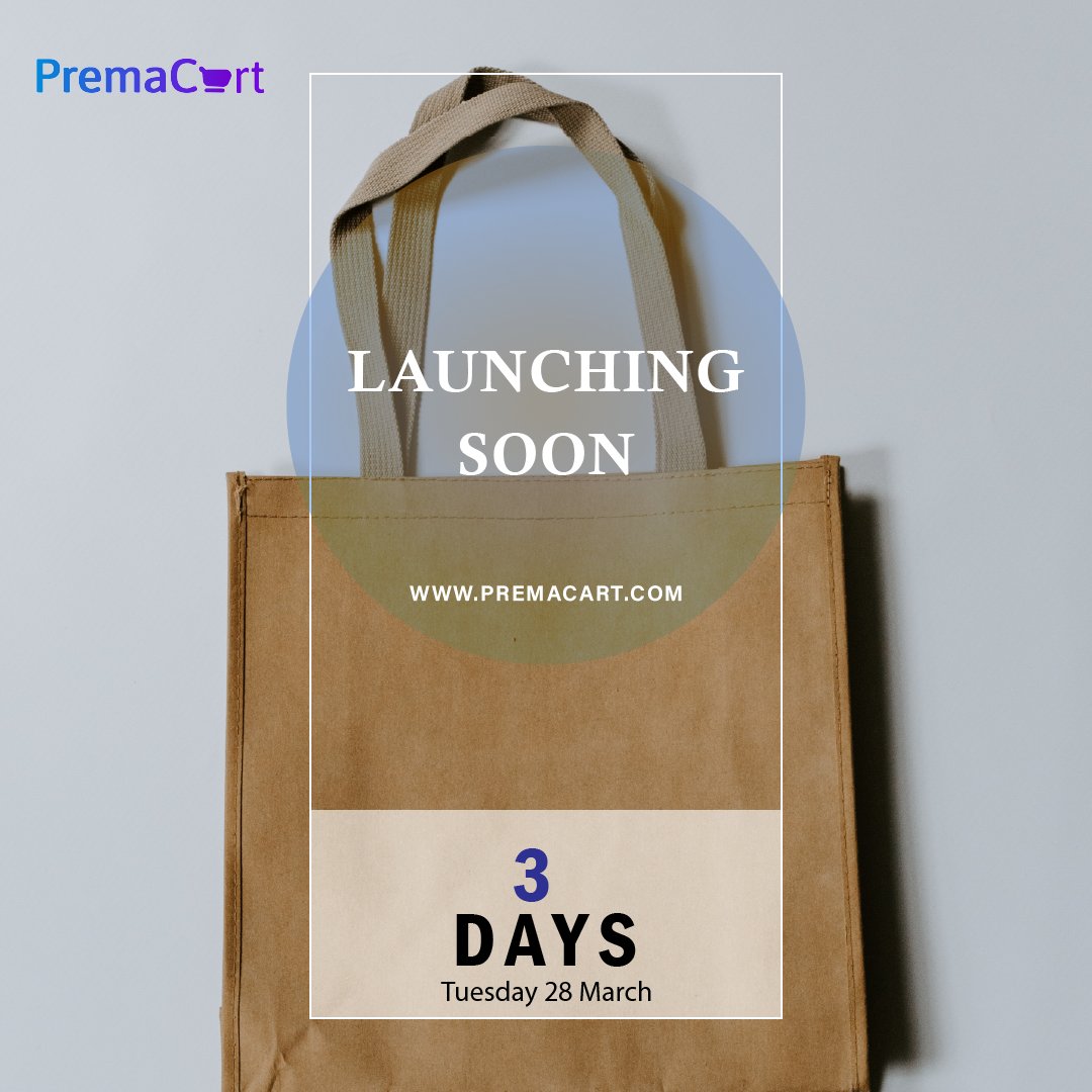 premacart's tweet photo. The Countdown is on!⏳

We are excited to announce the official launch of our brand new online shopping website 
 
Join our community of savvy shoppers🔜

#launch #shoponline #shopping #zimbabwe https://t.co/NFGBKzgvoc