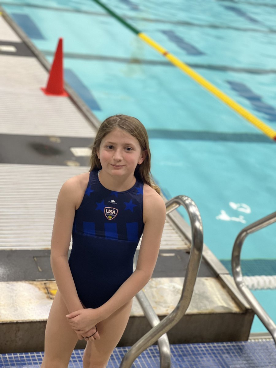 Best of luck to our tiniest terror as she competes at ODP water polo nationals this weekend! Emma is representing Cbus on the GLZ development team- Seniors fear her, coaches know that she WILL dunk them if they enter the water.