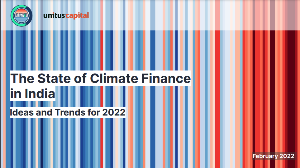 Just spent the last 3 hours catching up on climate updates/India via the crisp State of 2022 report (&amp; predictions) 📅 - put out by @CFInitiative <a href="/Unitus_Capital/">Unitus Capital</a>.

Thanks <a href="/shrav_shankar/">Shravan Shankar</a> &amp; <a href="/SimmSareen/">Simmi Sareen</a> for this! Look fwd to more.

☕👇

s3.ap-south-1.amazonaws.com/cdn.climake.co…

#ClimateTech #India