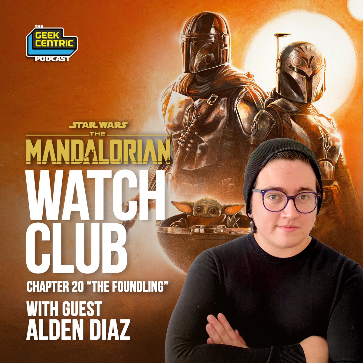 GeekcentricYT's tweet photo. On this weeks #WatchClub we see the rescue we've all been waiting for.
Join us and our wonderful guest host @ThatAldenDiaz from @AhchToRadio as we discuss one of the BEST episodes of the season.
#TheMandalorian S3 is streaming now on @DisneyPlusCA
➡️ https://t.co/SUafUmx7VQ https://t.co/t867z3JpM2