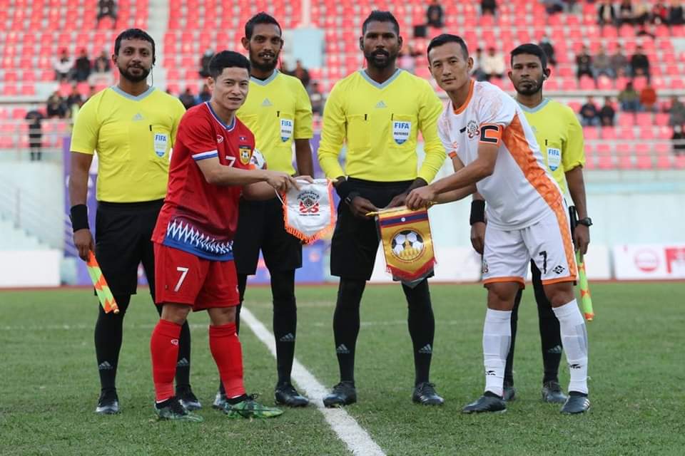 caminomundialok's tweet image. #Amistoso 🇱🇦🆚️🇧🇹

🔚 FINAL DEL PARTIDO

En el estadio Dasharath Rangasala de Katmandú 🇳🇵, #Laos venció 2-1 a #Bután en el Tri-Series de Nepal.

⚽️  Bounphachanh Bounkong 4' 70' (L) Chencho Gyeltshen 33' (B)