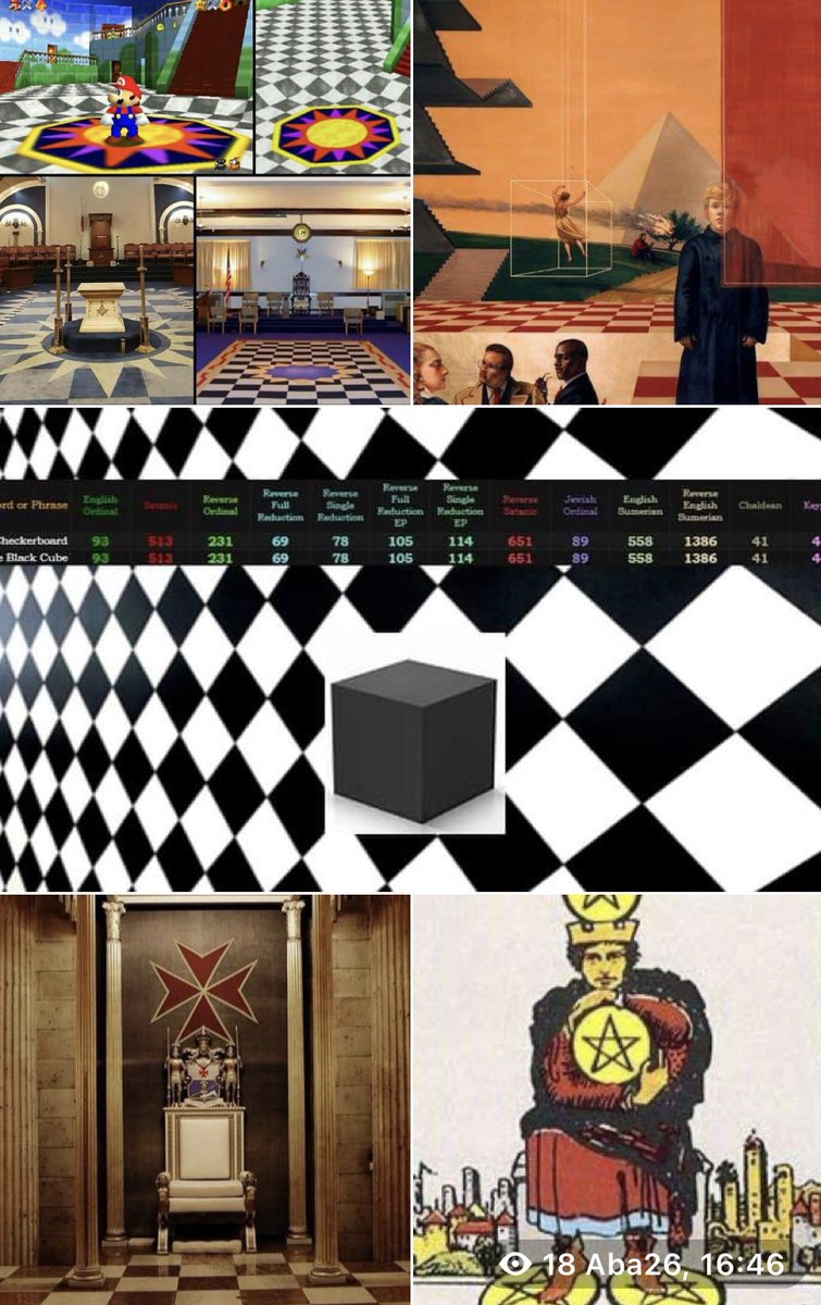 vegastarr's tweet photo. THE CHECKERBOARD EFFECT❕♟️

We have been seeing this checkerboard pattern all over our community but one question remains : what is the effect of this pattern on us, the humans on Earth?
Freemasons use it for rituals, we know that but what does it do to us ⁉️ https://t.co/BkDtnEMlFF