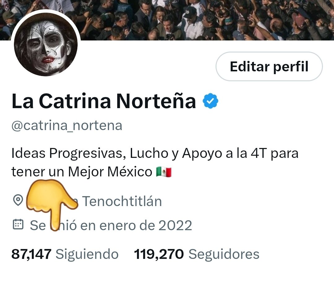 catrina_nortena's tweet photo. Queridos AMLOvers, a los que no sigo todavía, favor de dar RT y poner abajo:

#ReformaJudicialYA 

Seguiré a los primeros 300 (no fachos ni porno) y les pido que todos los que participen se sigan también. Hay que estar unidos por la Transformación.

JUNTOS SOMOS MÁS FUERTES...👊 https://t.co/1jf9f4z6PN