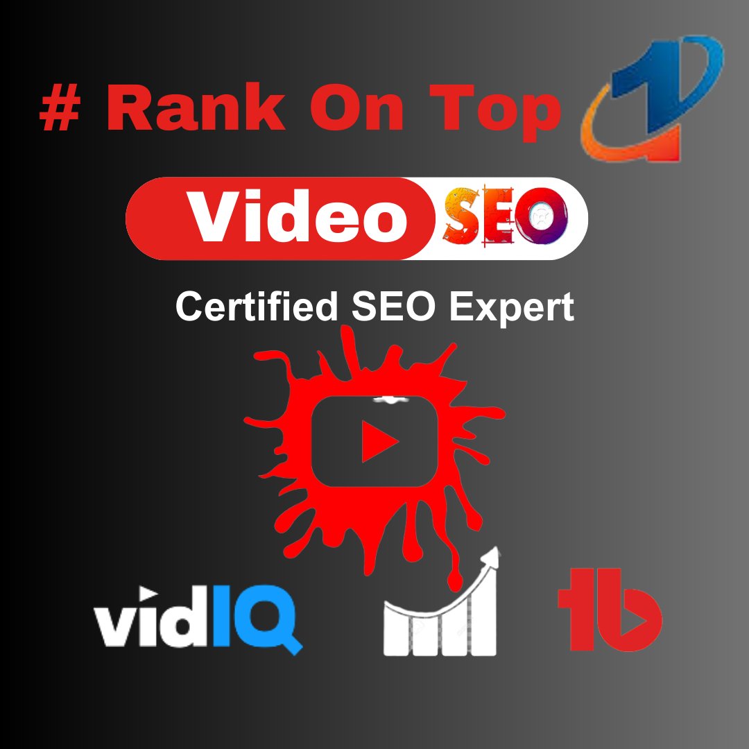 I will rank YouTube video SEO with vidiq and tubebuddy.
#SEO #VIDEOS #youtubechannel #youtubepremium #seoplew #VIDEOSEO#seoexpert#youtubeseo#youtubeexpert#seojobs#Seoservice#seopro#seooptimization#youtubeoptimization#seovidiq#seotubebuddy#professionalseo#seo