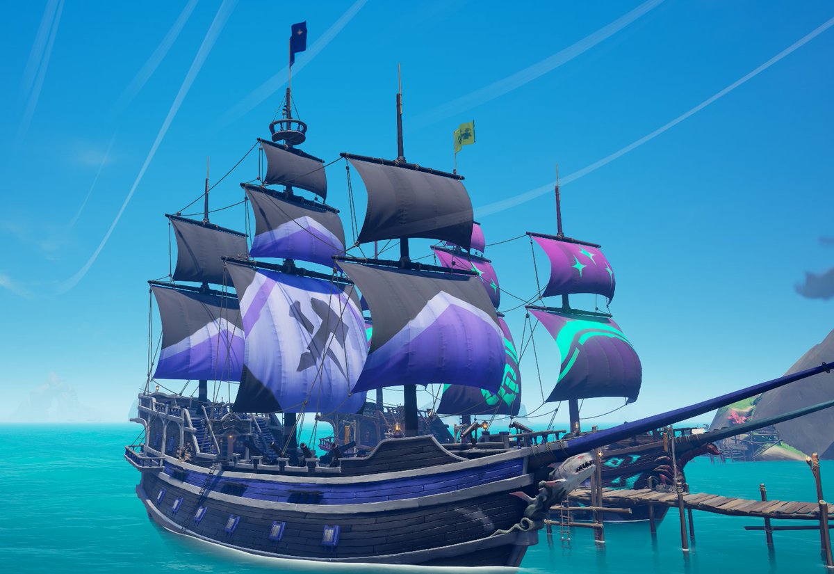 happy  #SeaOfThievesCommunityDay gamers

Be on the look out for the Quartermaster sails as they might have a little surprise for you 👀(Just be sure to be nice to them when you do encounter them)
#SoTAnniversaryPromo
