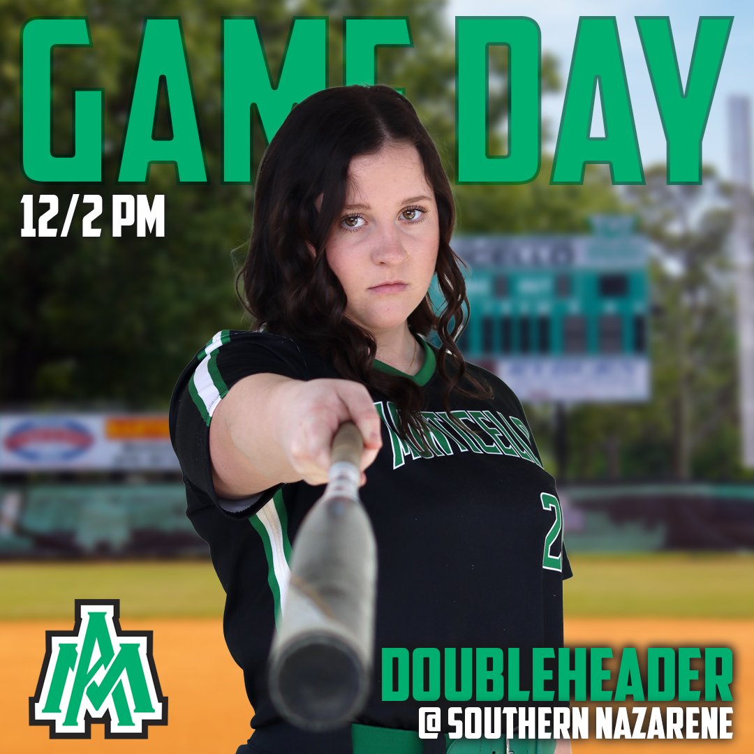 𝐈𝐓'𝐒 𝐆𝐀𝐌𝐄 𝐃𝐀𝐘! <a href="/UAMSoftball/">Blossoms Softball</a> has a doubleheader to close out their <a href="/GACAthletics/">#TheGAC</a> series. 🥎

🆚: Southern Nazarene University
⌚️: 12:00/2:00 PM
🏟️: Bethany, OK
📺: youtube.com/channel/UC_fNS…
📊: snuathletics.com/sidearmstats/s…

#BlossomNation