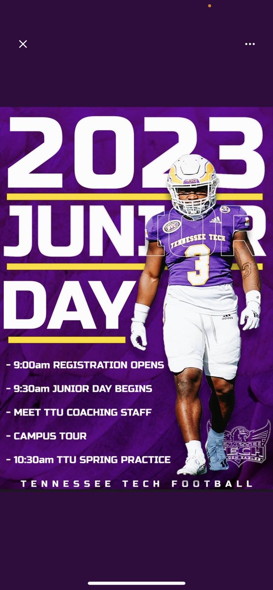 I will be at the university of Tennessee tech td! <a href="/CoachB_Defense/">Adam Braithwaite</a>