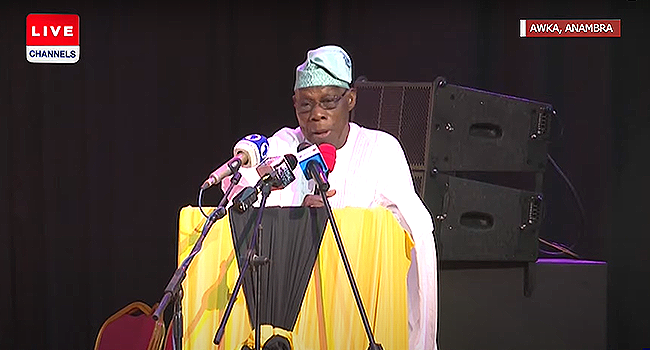 channelstv's tweet photo. Obasanjo Laments ‘Igbophobia’, Recalls Appointments Of Soludo, Okonjo-Iweala

https://t.co/JTGBrzmovp https://t.co/SaJ7aCweyU