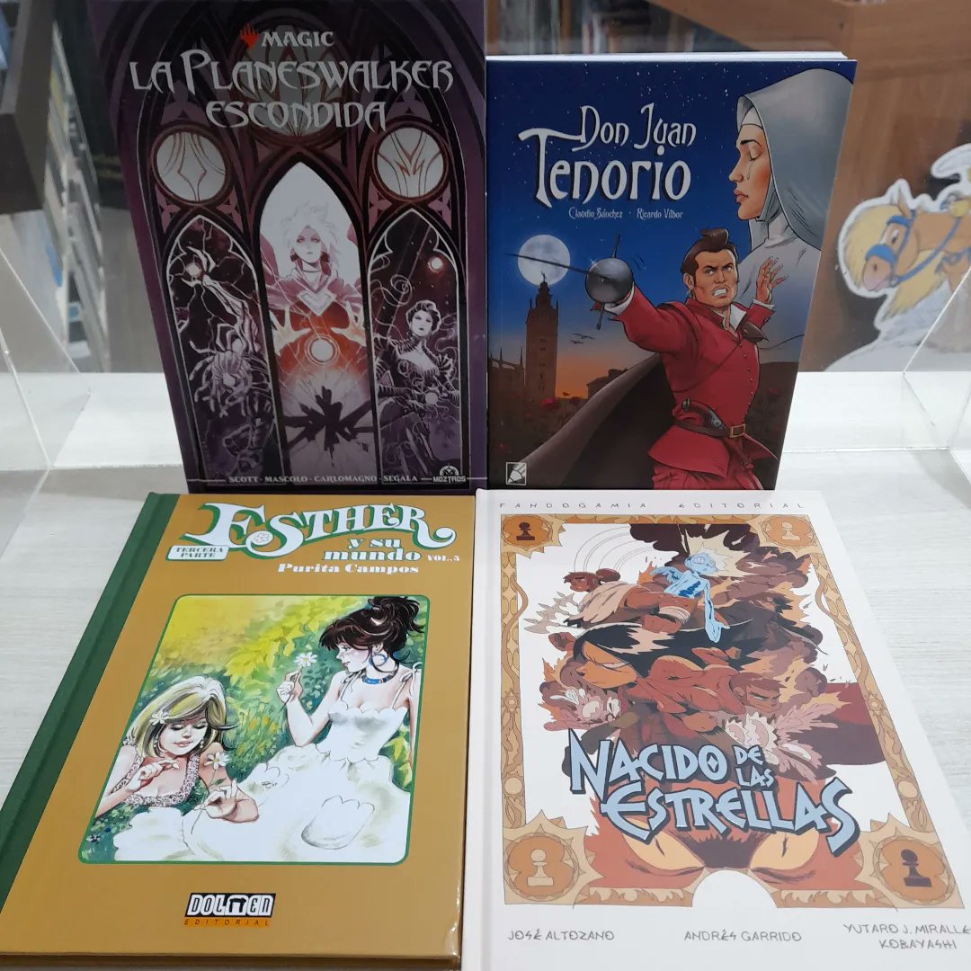 AsteriaComics's tweet photo. Novedades @PaniniComicsEsp @EsMoztros @Fandogamia @grafitoed @DolmenEditorial @Astiberri

#asteriacomics #paninicomicsespaña #moztros #fandogamia #grafitoeditorial #dolmeneditorial #astiberriediciones #marvelcomics #musthave #magic #estherysumundo #donjuantenorio #jessicajones https://t.co/bwLif4sih3