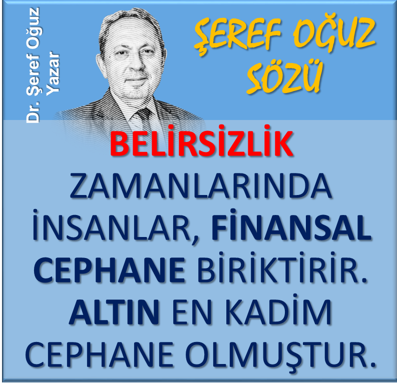 serefoguz's tweet photo. ŞEREF OĞUZ SÖZÜ
Belirsizlik zamanlarında insanlar, finansal cephane biriktirir. Altın, en kadim cephane olmuştur.
#serefoguz #ŞerefSözü #serefsozu #özlüsözler #farkındalık #hayatbilgisi #yaşam #gününsözü #KamuSpotu #finans #altın #belirsizlik #cephane #cumartesi @serefoguz https://t.co/HbqKwqnBUv