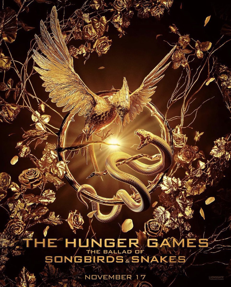 DiscussingFilm's tweet photo. First poster for ‘THE HUNGER GAMES: THE BALLAD OF SONGBIRDS &amp; SNAKES’, starring Rachel Zegler, Tom Blyth, Viola Davis and Hunter Schafer. https://t.co/w3CFnojiOy
