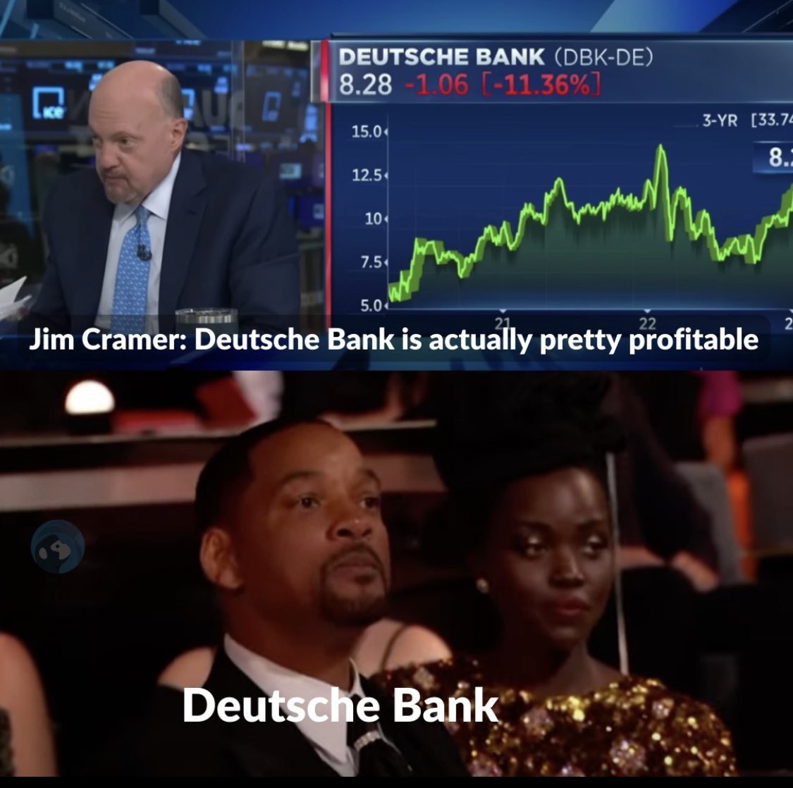 When Jim Cramer mentions your banks name … 🧐
