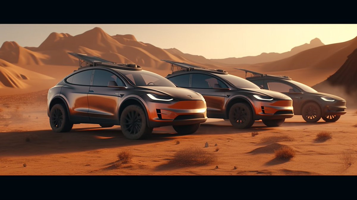 TeslaHype's tweet image. Hop in, we're heading to the rave cave on Olympus Mons