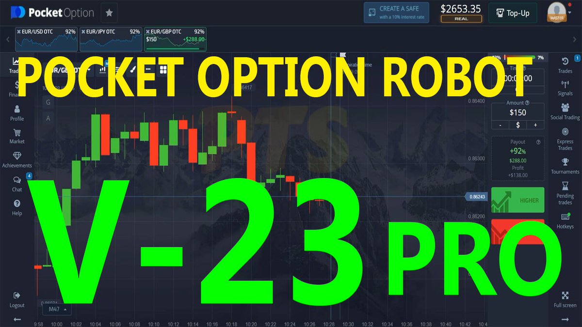 Trading_hwity's tweet image. Pocket Option Robot For Binary Options Trading 

#tradingrobot #pocketoption #pocketoptionrobot #v23pro 

Link: youtu.be/Bnq1YPjlLaA