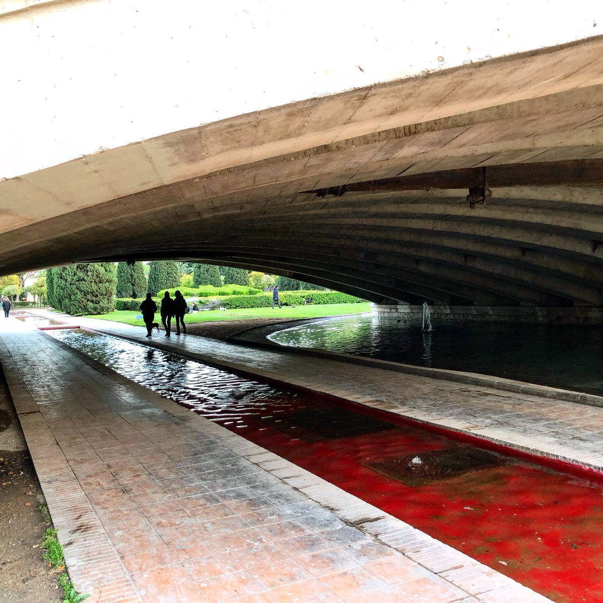 wanderingtrek's tweet photo. Under the bridge in Valencia, Spain. #photography #streetphotography #travel #park https://t.co/N3eWrOVK4Y