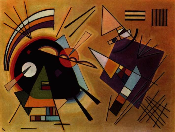 Black and Violet, 1923 #abstractart #wassilykandinsky wikiart.org/en/wassily-kan…