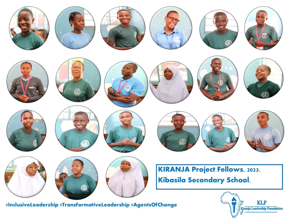Kiranja_KLF's tweet photo. Our Fellows, 
KIRANJA Project @kibasila_high_school
:
#KiranjaProject
#ChangeAgents
#UshirikiwaVijana
#YouthParticipation
#KwaMaendeleoEndelevu
#ForSustainableDevelopment https://t.co/p4RHzp1Ifq